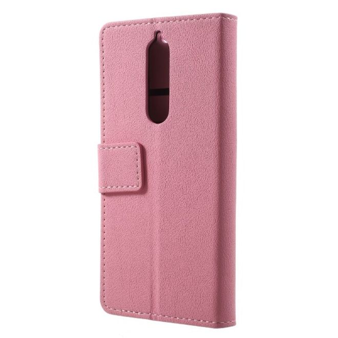 Nokia 5.1 Handy Hülle - Classic III Leder Bookcover Series - pink