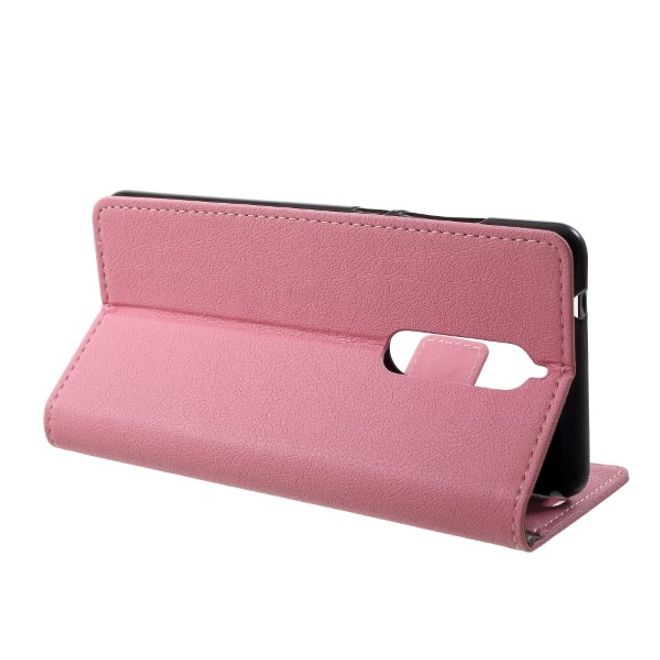 Nokia 5.1 Handy Hülle - Classic III Leder Bookcover Series - pink