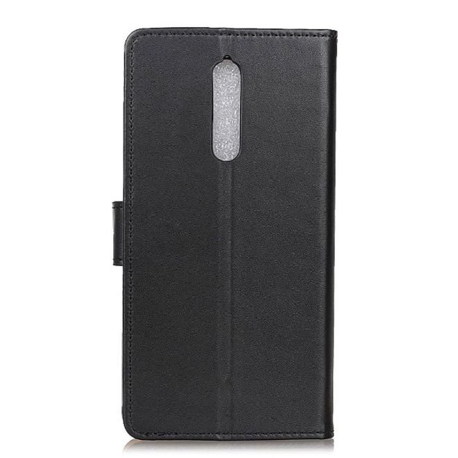 Nokia 5.1 Handy Hülle - Classic II Leder Bookcover Series - schwarz
