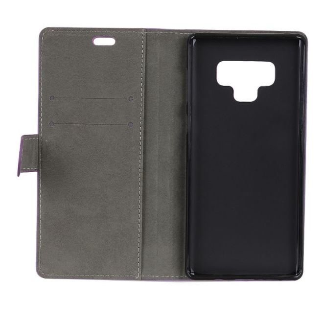 Samsung Galaxy Note 9 Handy Hülle - Classic III Leder Bookcover Series - purpur