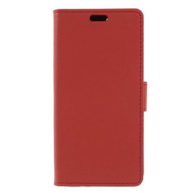 Huawei Honor 7S / Y5 (2018) Handy Hülle - Classic III Leder Bookcover Series - rot