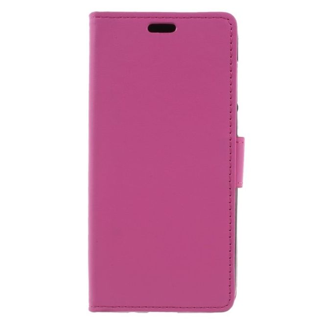 Huawei Honor 7S / Y5 (2018) Handy Hülle - Classic III Leder Bookcover Series - rosa