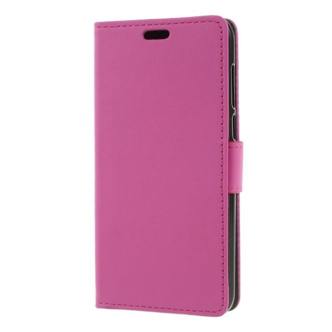 Huawei Honor 7S / Y5 (2018) Handy Hülle - Classic III Leder Bookcover Series - rosa
