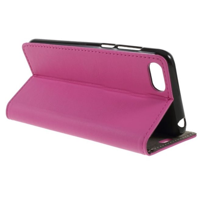 Huawei Honor 7S / Y5 (2018) Handy Hülle - Classic III Leder Bookcover Series - rosa