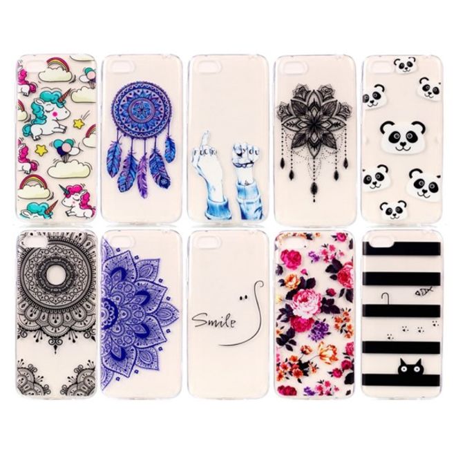 Samsung Huawei Honor 7S / Y5 (2018) Handyhülle - Softcase Image Plastik Series - süsse Einhörner