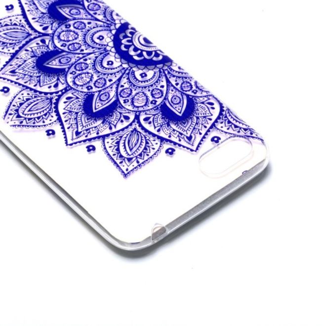 Samsung Huawei Honor 7S / Y5 (2018) Handyhülle - Softcase Image Plastik Series - violettes Mandala Muster