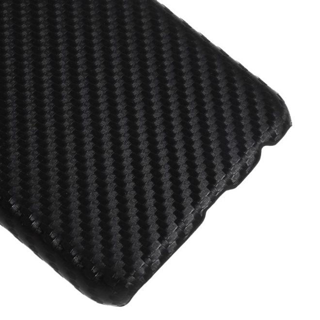 Huawei Y7 (2018) Handy Hülle - Case aus Hartplastik - Carbon Fiber