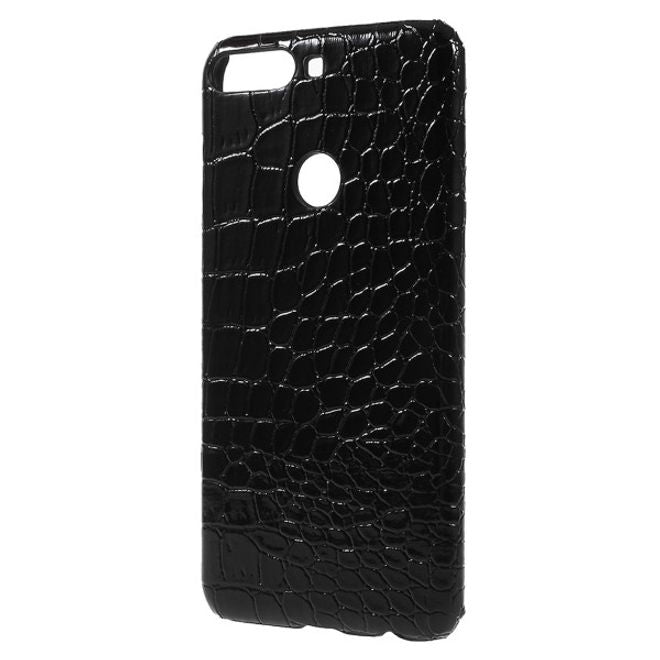Huawei Y7 (2018) Handy Hülle - Case aus Hartplastik - Krokodilmuster