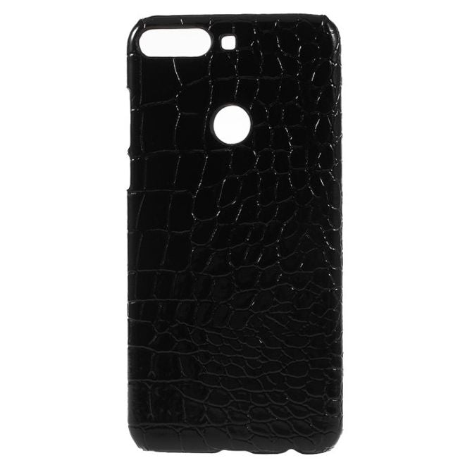 Huawei Y7 (2018) Handy Hülle - Case aus Hartplastik - Krokodilmuster