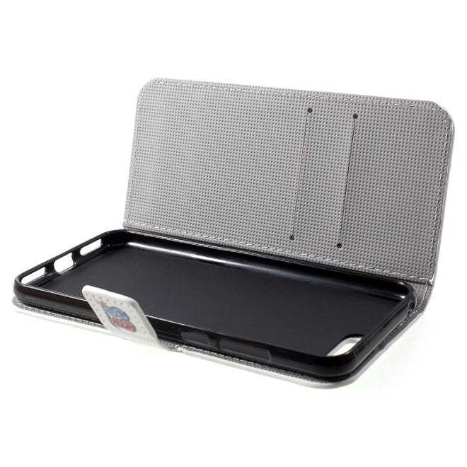 Huawei Y6 (2018) Handy Hülle - Leder Bookcover Image Series - Eulenpaar