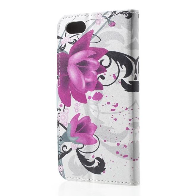 Huawei Honor 7S / Y5 (2018) Handy Hülle - Leder Bookcover Image Series - Lotusblüte