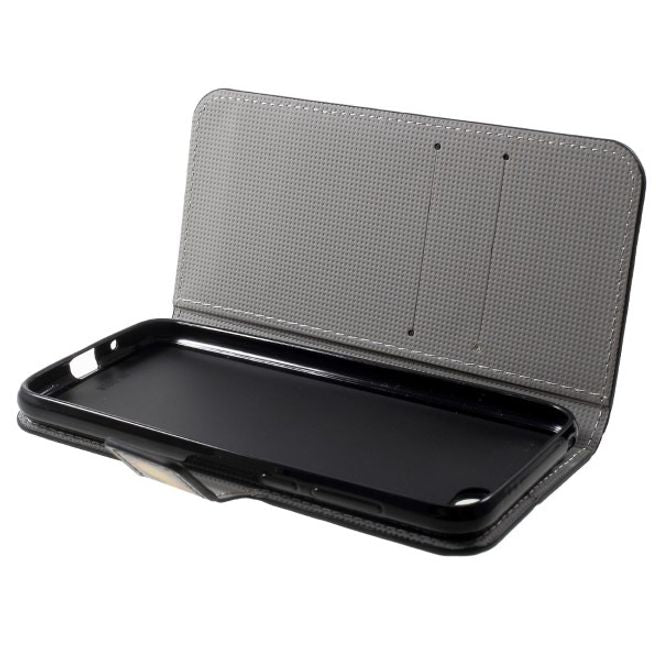 Huawei Honor 7S / Y5 (2018) Handy Hülle - Leder Bookcover Image Series - farbiges Muster