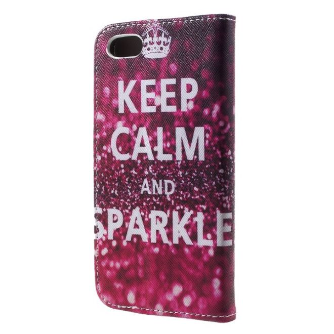 Huawei Honor 7S / Y5 (2018) Handyhülle - Leder Bookcover Image III Series - Keep Calm