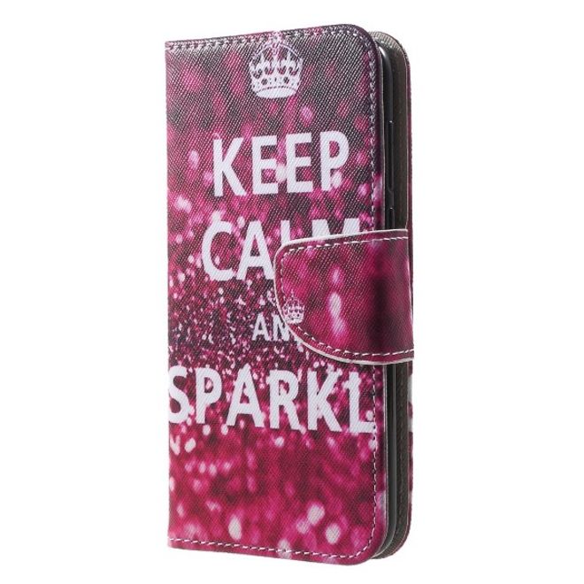 Huawei Honor 7S / Y5 (2018) Handyhülle - Leder Bookcover Image III Series - Keep Calm