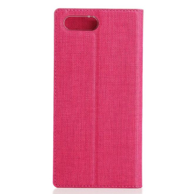Vili Dmx - Huawei Y6 (2018) Hülle - Case aus Leder - mit Standfunktion - rosa