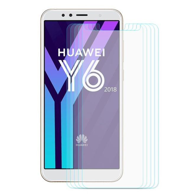 Hat Prince - Huawei Y6 (2018) Schutzfolie aus gehärtetem Glas - 2.5D - 0.26mm dick - transparent