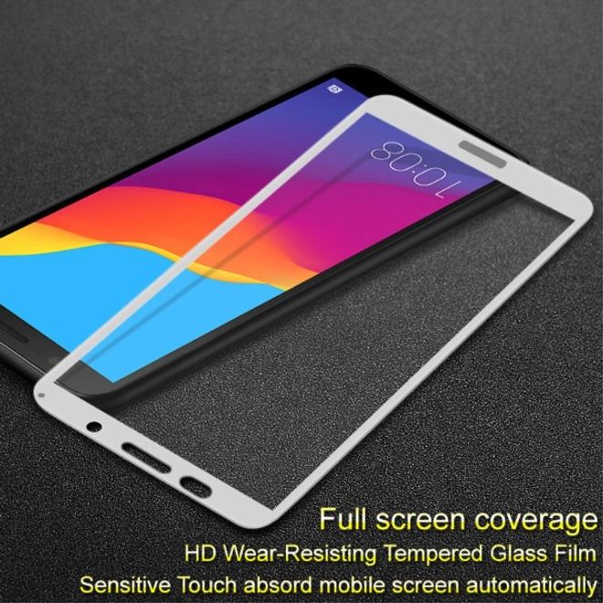 Imak - Huawei Honor 7S / Y5 (2018) Schutzglas Displayschutz - Pro+ Series - Panzer Glas - weiss