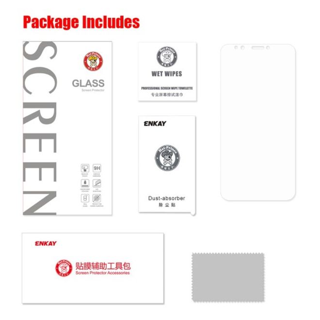 Hat Prince - Huawei Y7 (2018) Schutzfolie aus gehärtetem Glas - 2.5D - 0.26mm dick - transparent