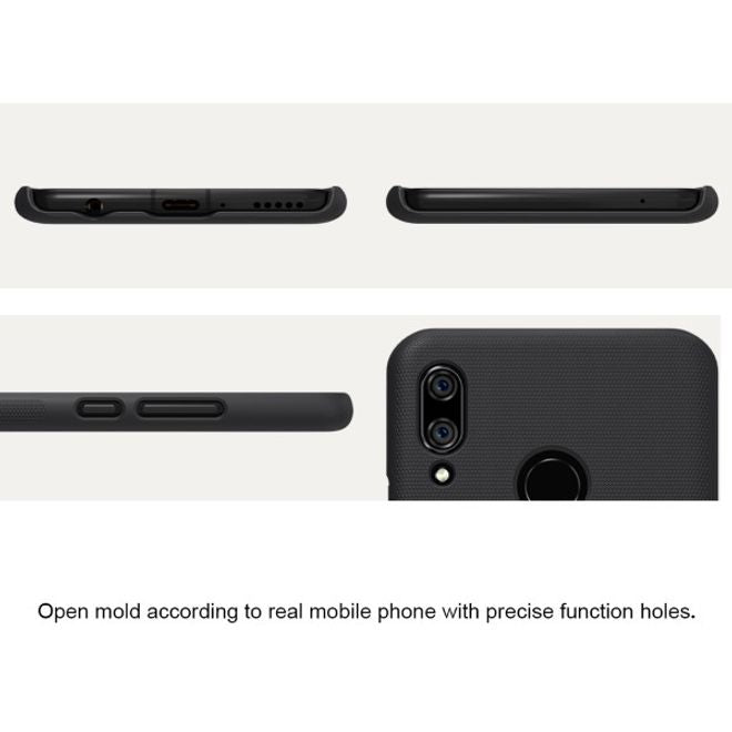 Nillkin - Huawei P Smart+ Hülle - Plastik Case - Super Frosted Shield Series - schwarz