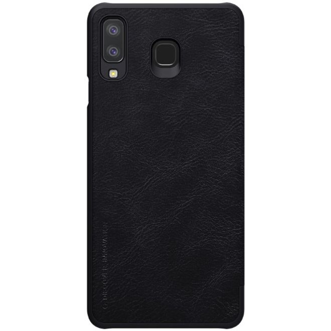 Nillkin - Samsung Galaxy A8 Star / A9 Star Hülle - Leder Book Case - Qin Series - schwarz