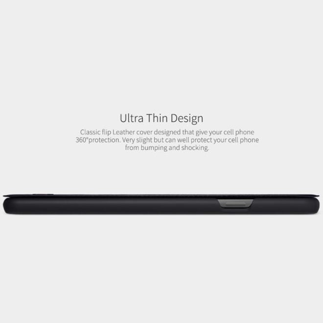 Nillkin - Samsung Galaxy A8 Star / A9 Star Hülle - Leder Book Case - Qin Series - braun