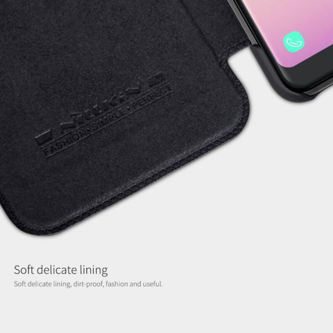 Nillkin - Samsung Galaxy A8 Star / A9 Star Hülle - Leder Book Case - Qin Series - braun