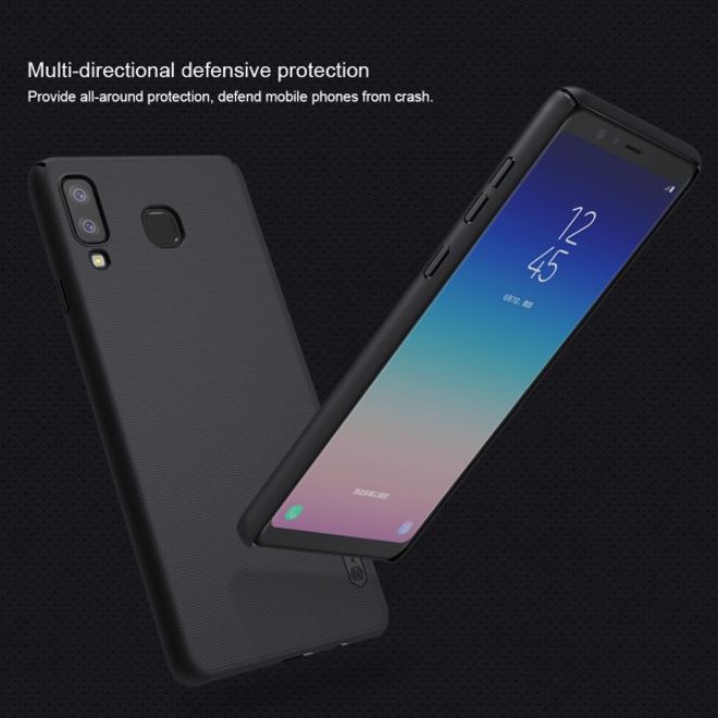 Nillkin - Samsung Galaxy A8 Star / A9 Star Hülle - Plastik Case - Super Frosted Shield Series - schwarz