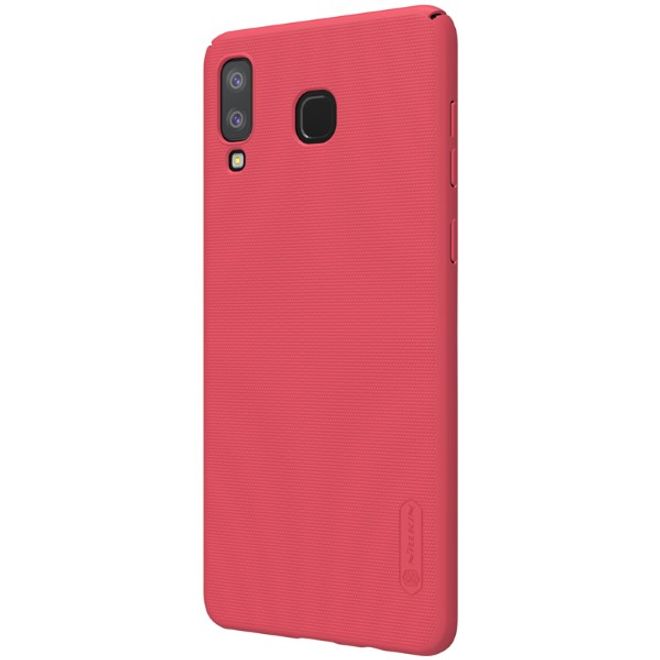 Nillkin - Samsung Galaxy A8 Star / A9 Star Hülle - Plastik Case - Super Frosted Shield Series - rot