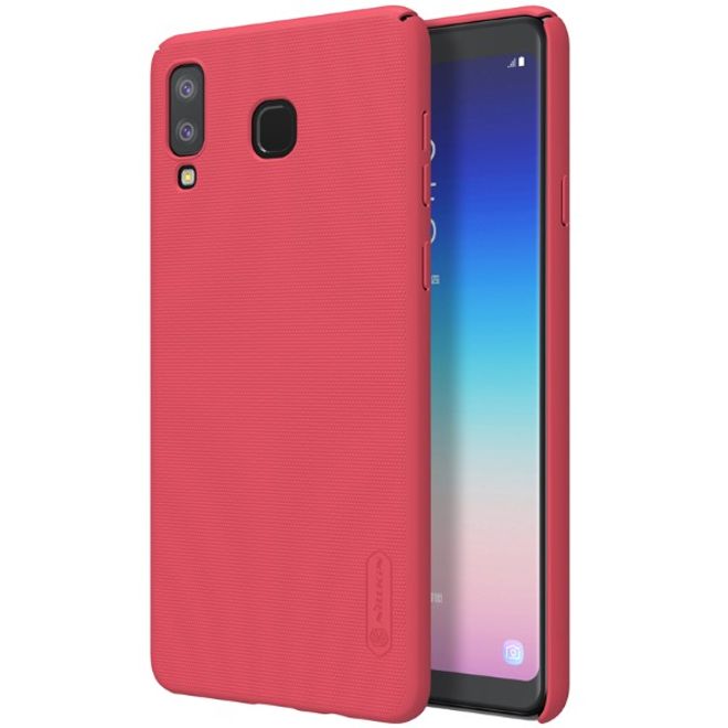 Nillkin - Samsung Galaxy A8 Star / A9 Star Hülle - Plastik Case - Super Frosted Shield Series - rot