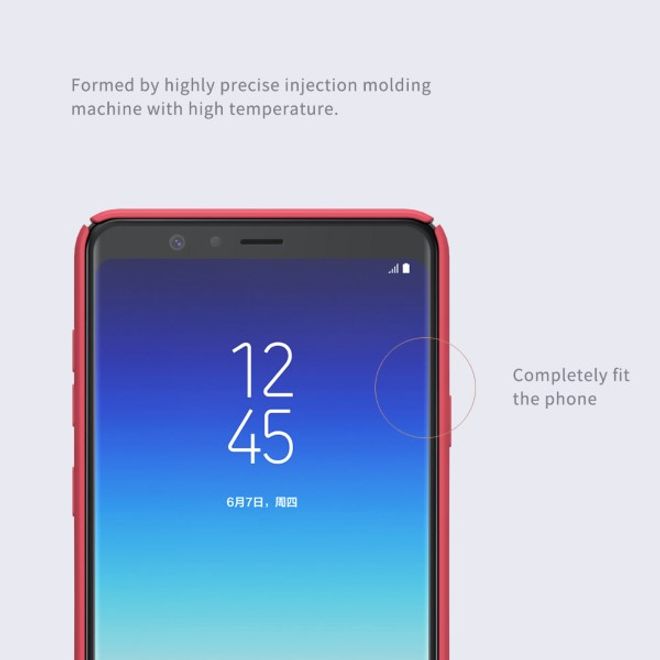 Nillkin - Samsung Galaxy A8 Star / A9 Star Hülle - Plastik Case - Super Frosted Shield Series - rot