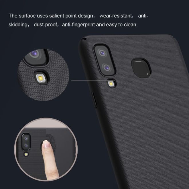 Nillkin - Samsung Galaxy A8 Star / A9 Star Hülle - Plastik Case - Super Frosted Shield Series - rot