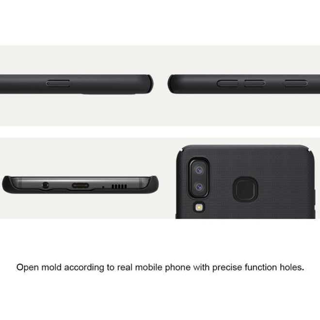 Nillkin - Samsung Galaxy A8 Star / A9 Star Hülle - Plastik Case - Super Frosted Shield Series - gold