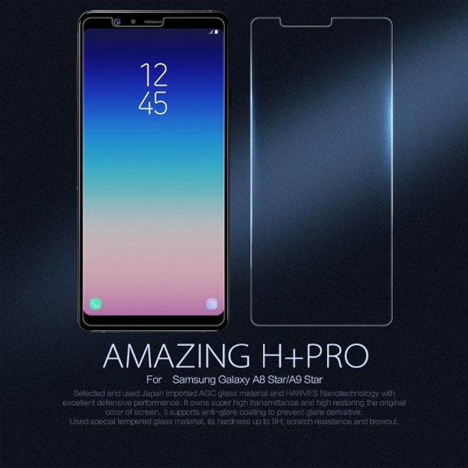 Nillkin - Samsung Galaxy A8 Star / A9 Star Schutzfolie 0,2 mm - Folie aus gehärtetem Glas - H+ PRO Series