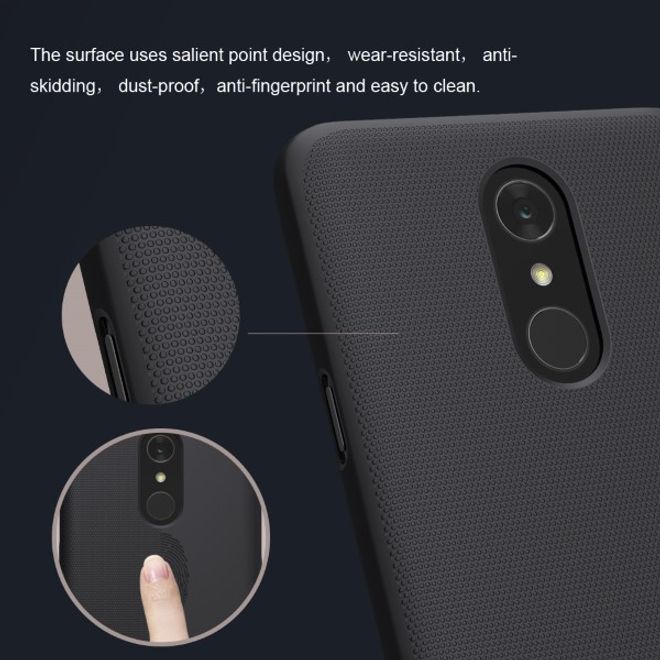 Nillkin - LG Q7 / Q7+ Hülle - Plastik Case - Super Frosted Shield Series - rot