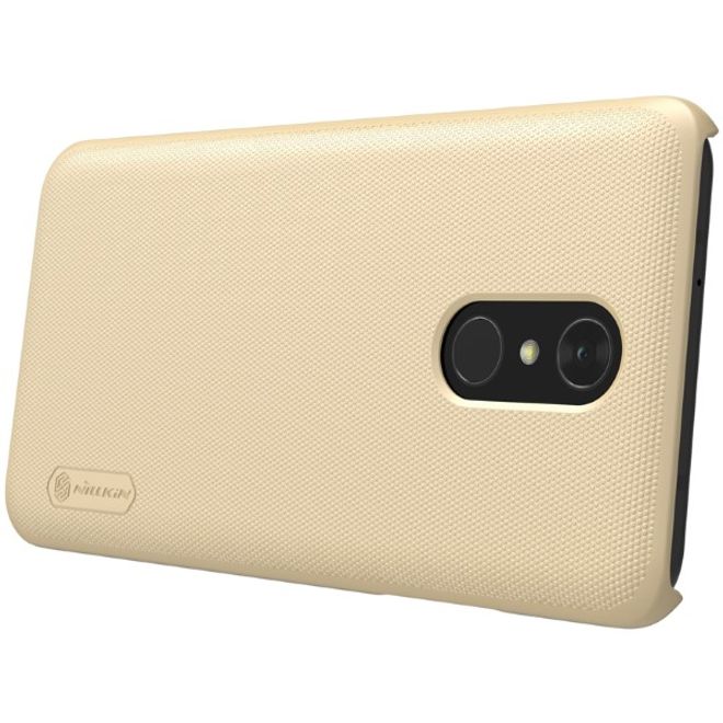 Nillkin - LG Q7 / Q7+ Hülle - Plastik Case - Super Frosted Shield Series - gold