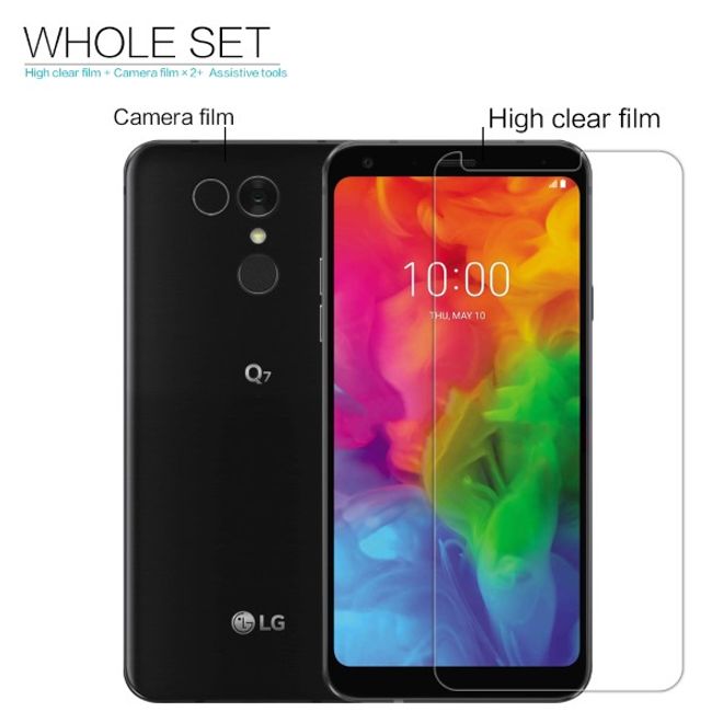Nillkin - LG Q7 / Q7+ Hülle Schutzfolie - Super Clear Whole Set Series