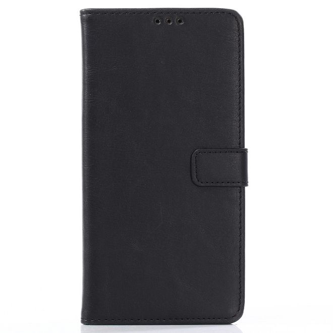 Samsung Galaxy A8 Star / A9 Star Handyhülle - Crazy Horse IV Leder Bookcover Series - schwarz