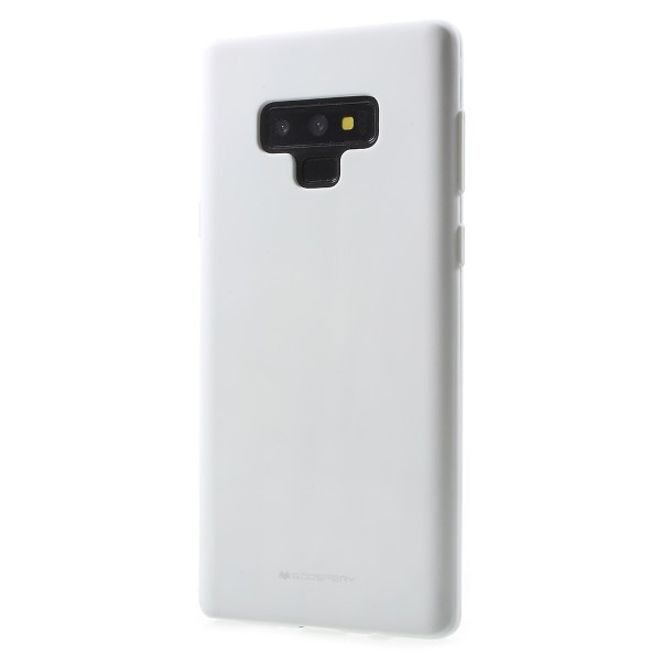 Goospery - Samsung Galaxy Note 9 Handy Cover - TPU Soft Case - SF Jelly Series - weiss
