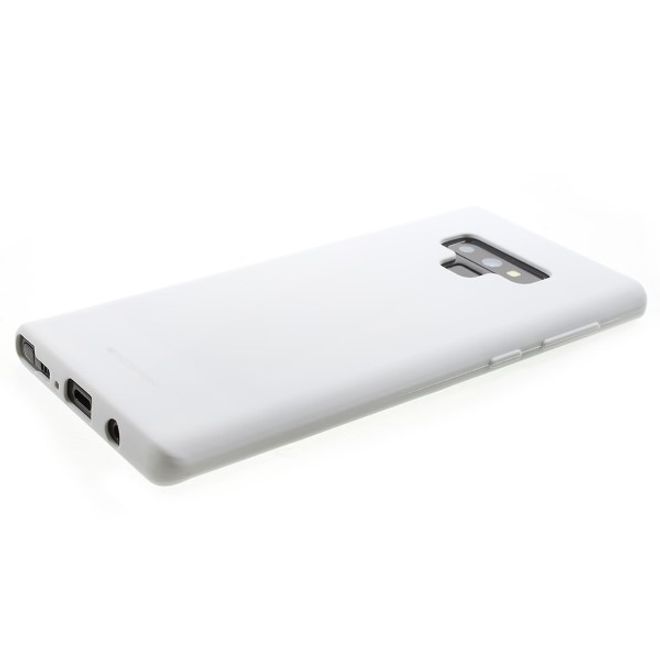 Goospery - Samsung Galaxy Note 9 Handy Cover - TPU Soft Case - SF Jelly Series - weiss