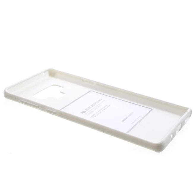 Goospery - Samsung Galaxy Note 9 Handy Cover - TPU Soft Case - SF Jelly Series - weiss