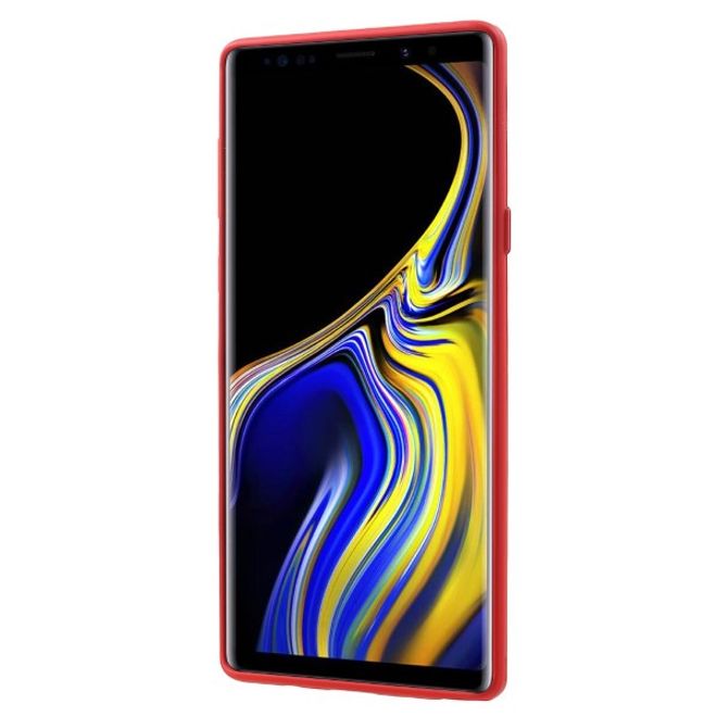 Goospery - Samsung Galaxy Note 9 Handy Cover - TPU Soft Case - SF Jelly Series - rot