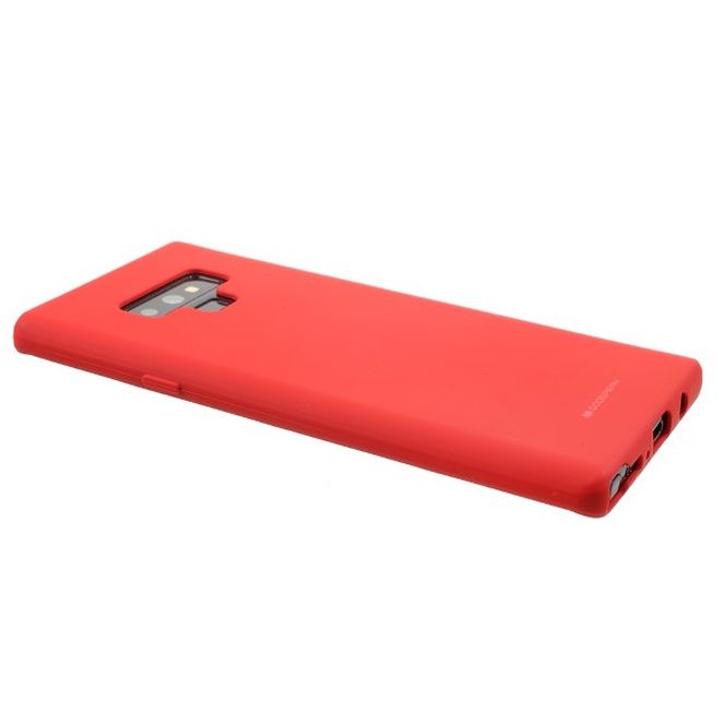 Goospery - Samsung Galaxy Note 9 Handy Cover - TPU Soft Case - SF Jelly Series - rot