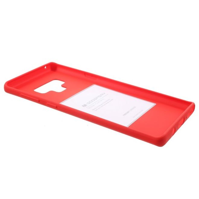 Goospery - Samsung Galaxy Note 9 Handy Cover - TPU Soft Case - SF Jelly Series - rot