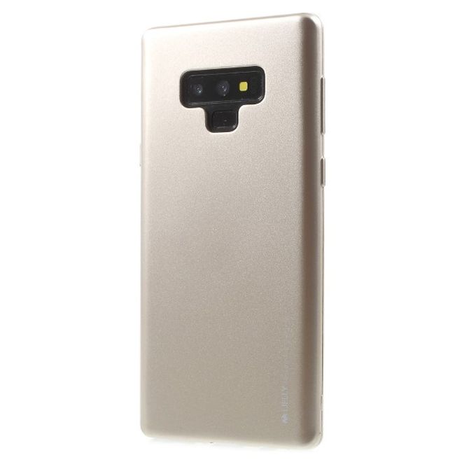 Goospery - Handy Hülle für Samsung Galaxy Note 9 - TPU Soft Case - i Jelly Metal Series - gold