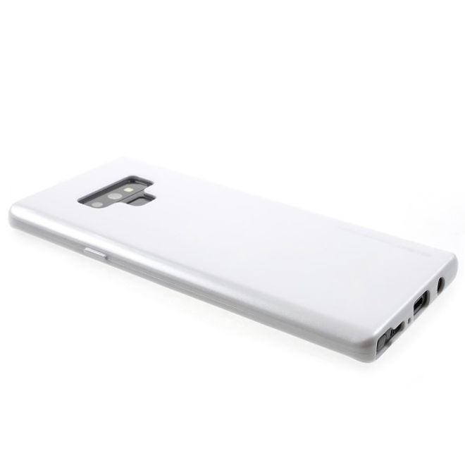 Goospery - Handy Hülle für Samsung Galaxy Note 9 - TPU Soft Case - i Jelly Metal Series - silber