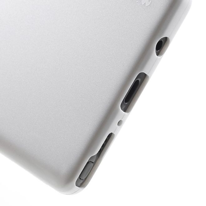 Goospery - Handy Hülle für Samsung Galaxy Note 9 - TPU Soft Case - i Jelly Metal Series - silber