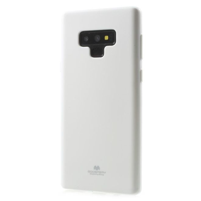 Goospery - Samsung Galaxy Note 9 Handy Hülle - TPU Soft Case - Pearl Jelly Series - weiss