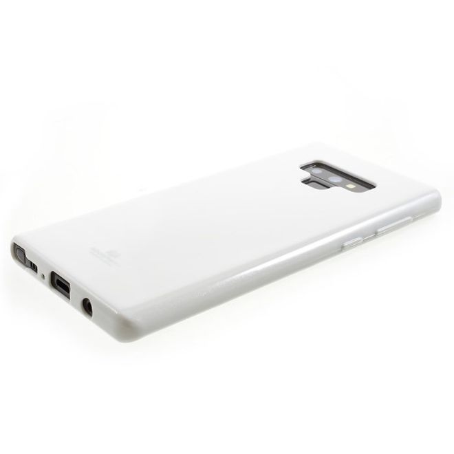 Goospery - Samsung Galaxy Note 9 Handy Hülle - TPU Soft Case - Pearl Jelly Series - weiss