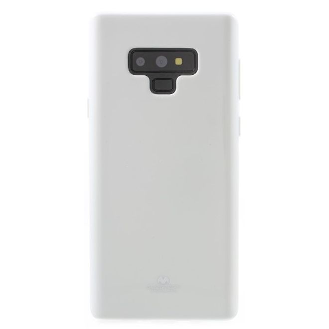 Goospery - Samsung Galaxy Note 9 Handy Hülle - TPU Soft Case - Pearl Jelly Series - weiss