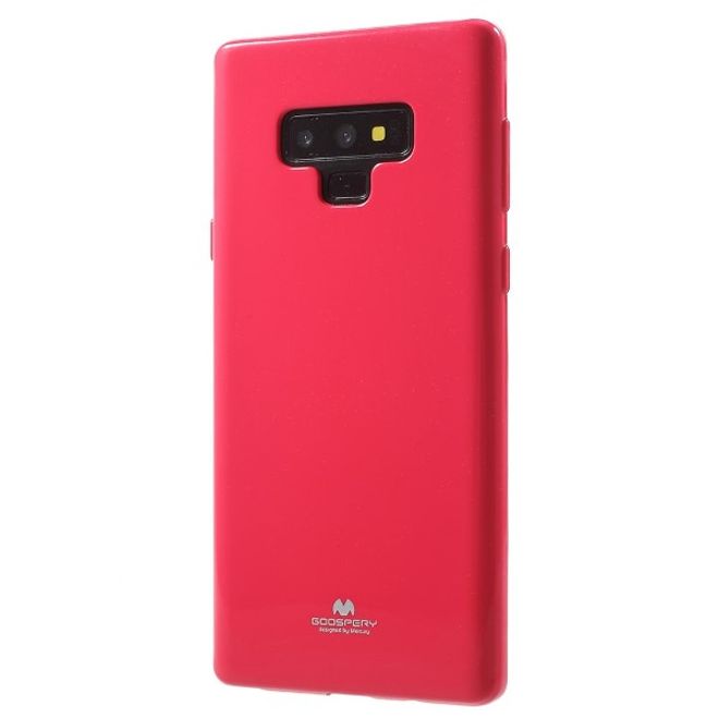 Goospery - Samsung Galaxy Note 9 Handy Hülle - TPU Soft Case - Pearl Jelly Series - rosa